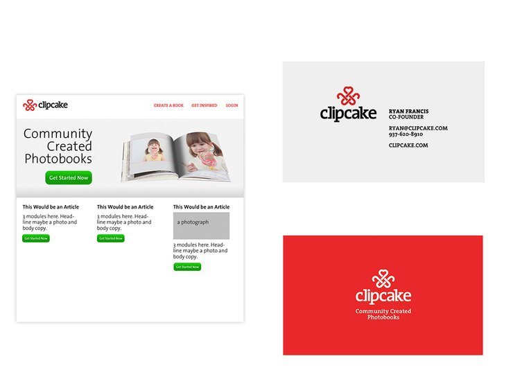 Clipcake brand and web