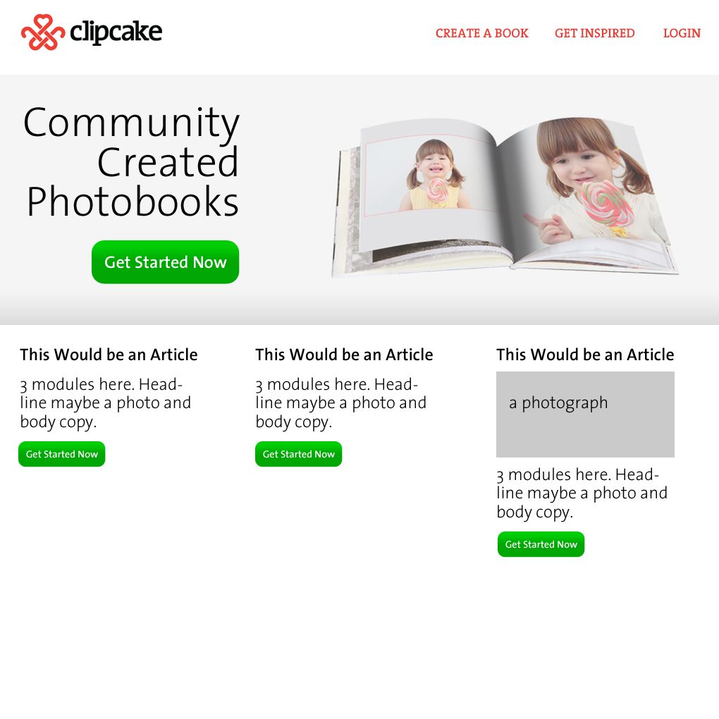 Clipcake web template